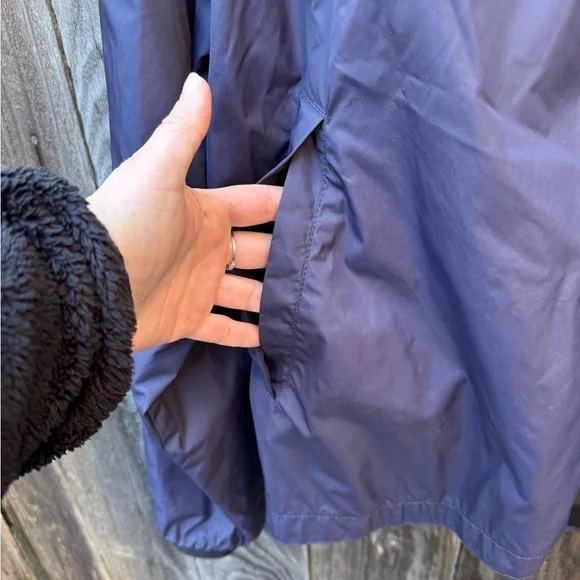 Timberland Navy Blue Weathergear Full-Zip Rain Jacket/windbreaker size medium - Picture 6 of 14